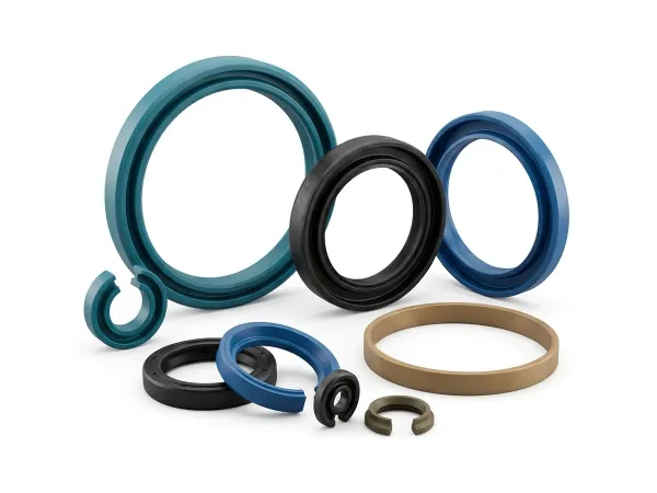 Hydraulic cylinder seal set